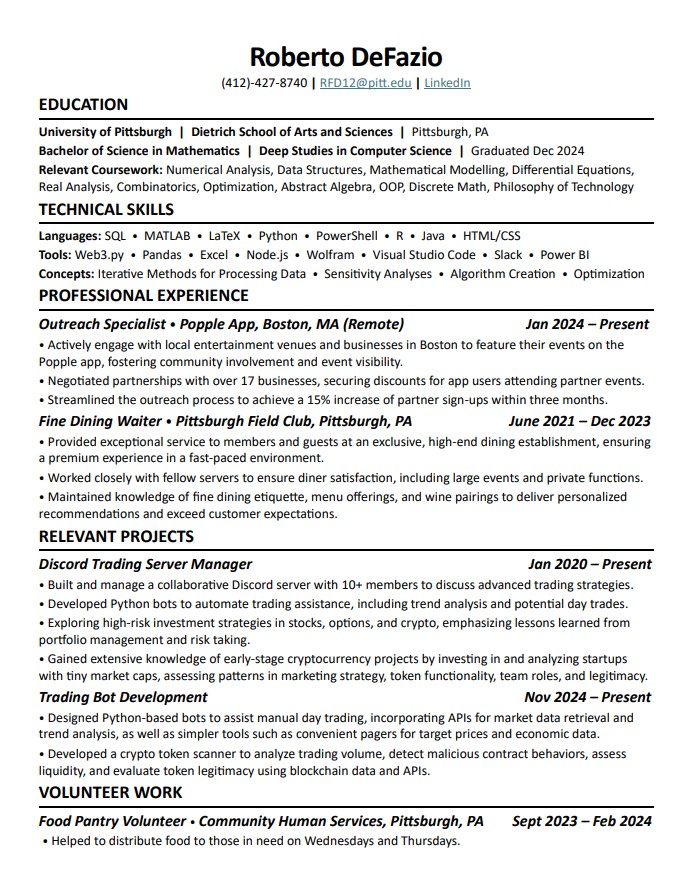 Resume